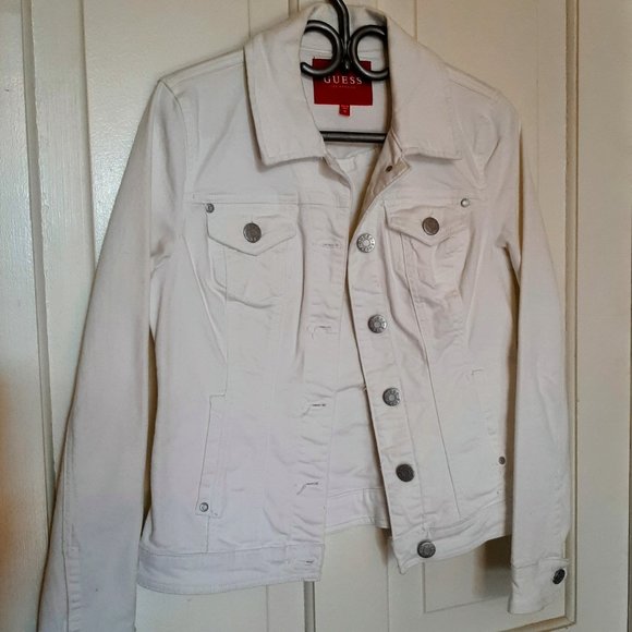 GUESS white denim jacket - Picture 5 of 8